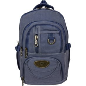 Mochila em Lona Casual Compacta - Estilo Vintage e Ótima Organização