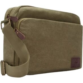 Bolsa Transversal (Tiracolo) Compacta em Lona - Estilo Casual Vintage