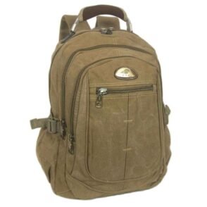 Mochila Casual em Lona Reforçada - Estilo Vintage e Conforto Diário